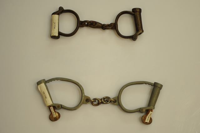 Escorting Handcuff used in the late 1970s.