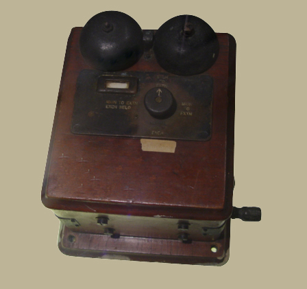Telephone extension set used in Victoria Prison in the early days.