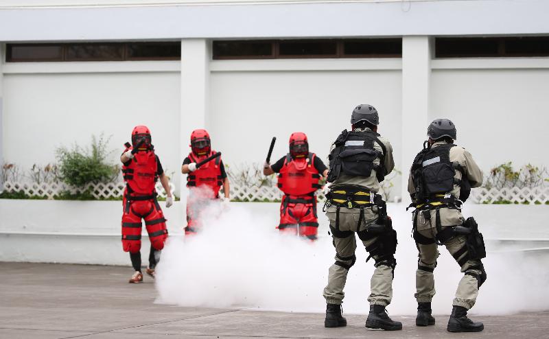 A tactical demonstration is held as part of the programme.