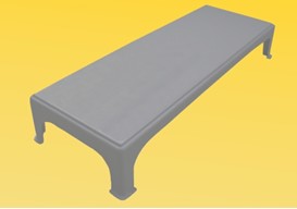 Fibreglass cell furniture for institutions