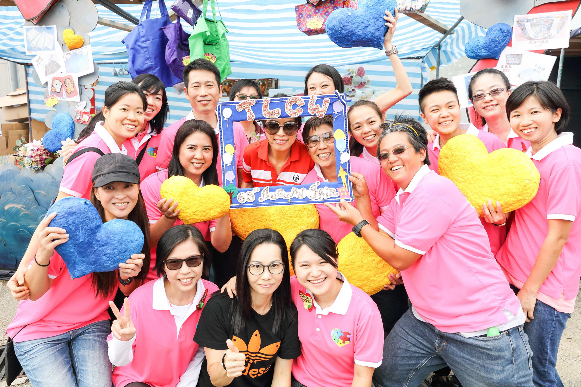 Correctional staff take part in the Autumn Fair.