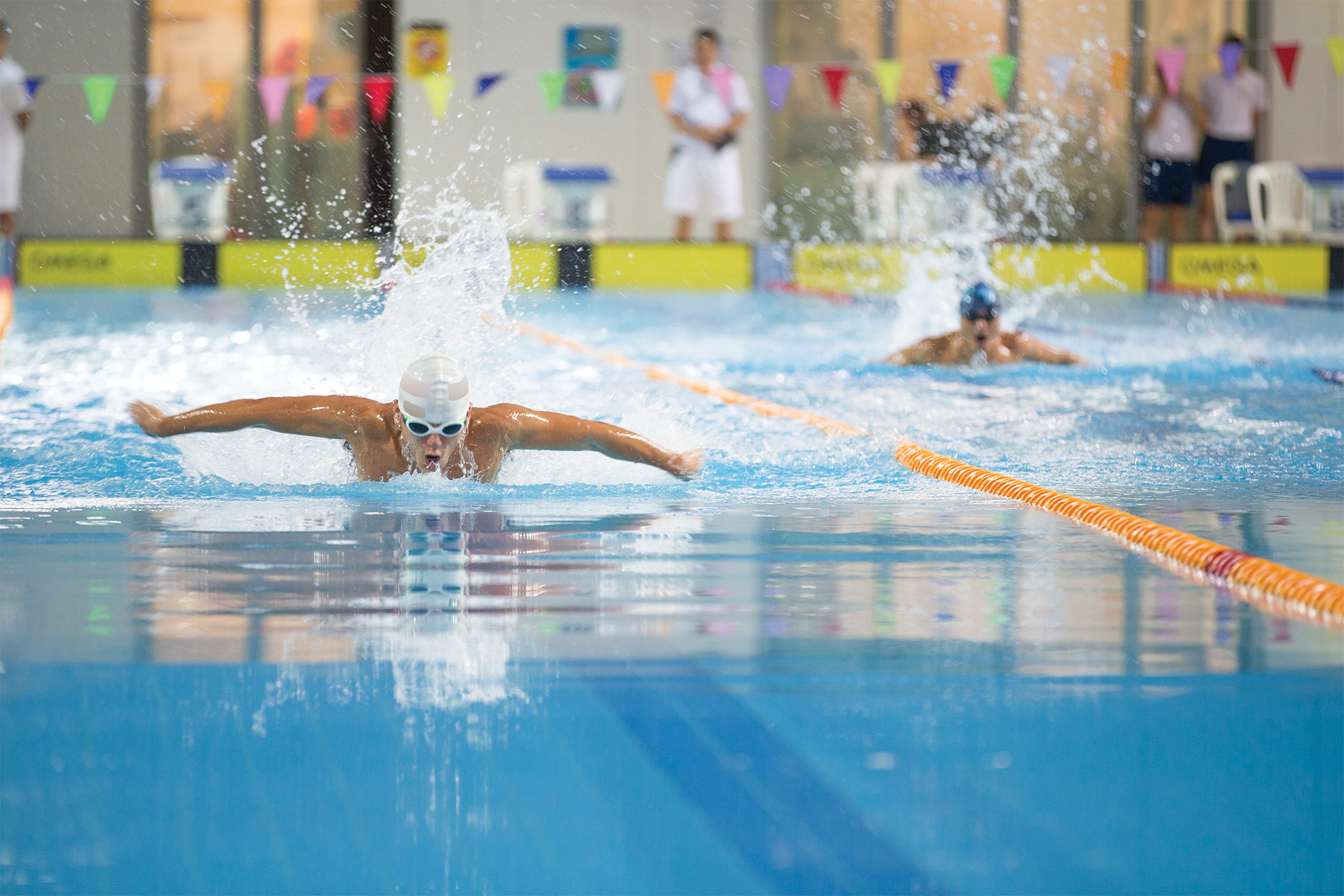 Photo 2 - The Correctional Services Department Sports Association organises sports and
recreation activities to promote a healthy and balanced lifestyle amongst staff, such
as Annual Sports Day and Annual Swimming Gala.