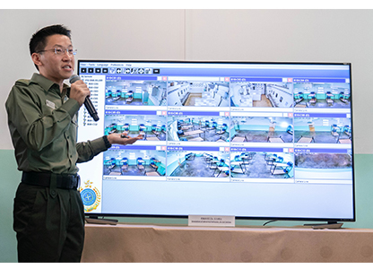 The Video Analytic Monitoring System is installed in dormitories to assist correctional officers in monitoring abnormal behaviours and acts of indiscipline of persons in custody.