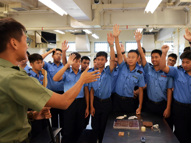 Participants actively take part in the mock searching activity under the “Along with CSD”.