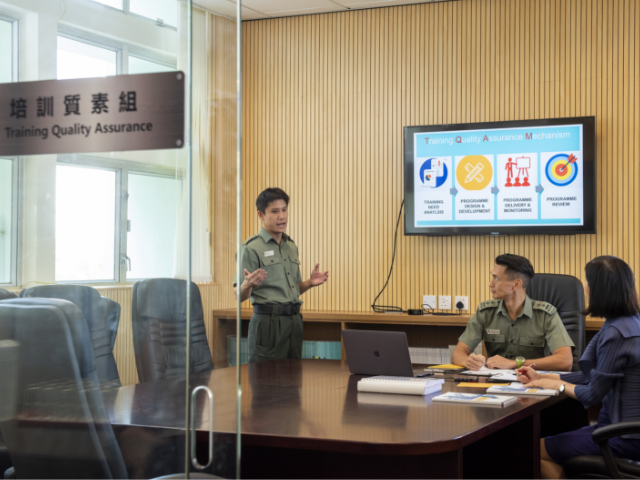 The Staff Training Institute has been officially recognised as a Level 4 Operator under the Hong Kong Qualifications Framework, and the Training Quality Assurance Section has been established.-2