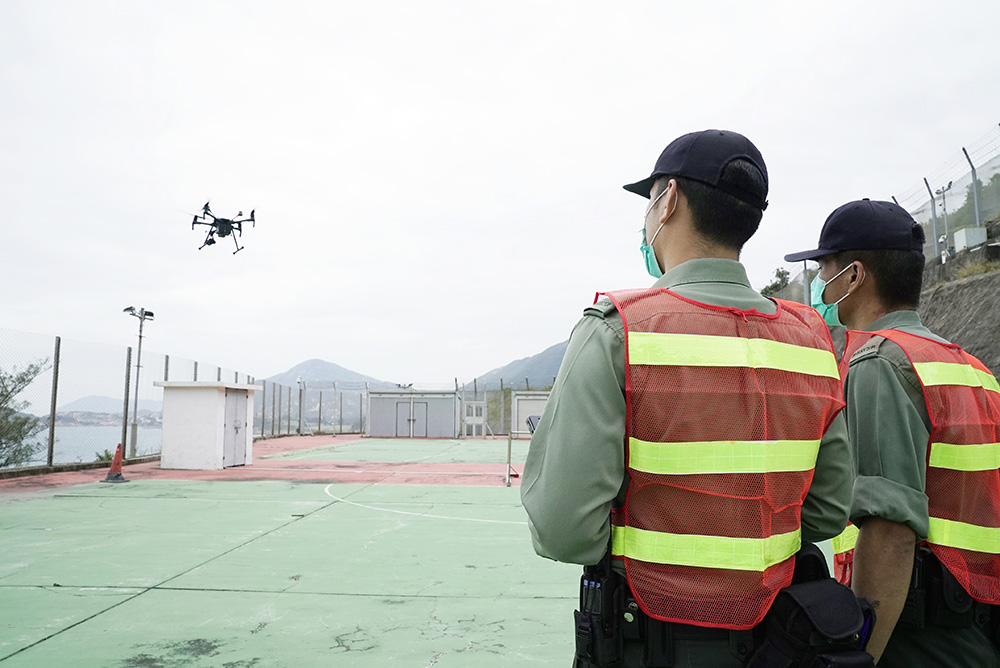 The “Automatic Drone Patrol and Monitoring System” is equipped with an image analytic function.