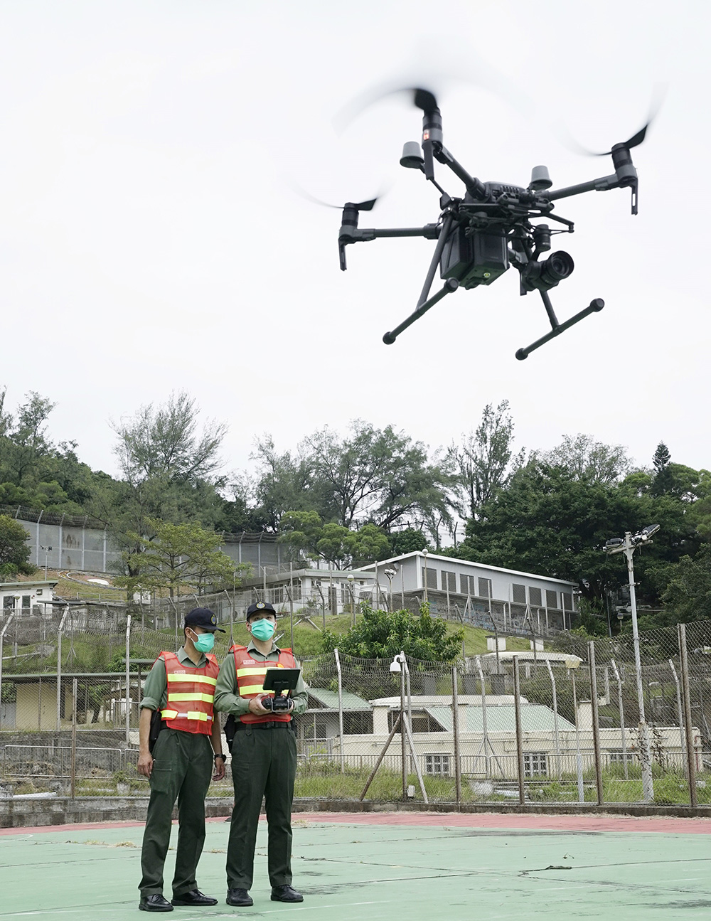 The “Automatic Drone Patrol and Monitoring System” is equipped with an image analytic function.