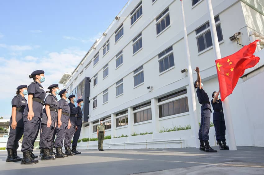 RPLs receive flag-raising training.