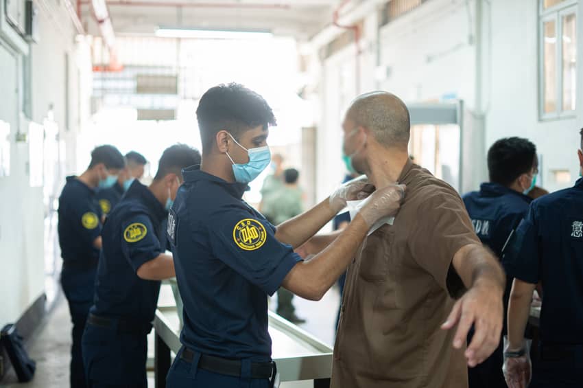 The Security Sub-unit conducts various types of search operations in different correctional institutions from time to time to curb illicit activities within institutions. 