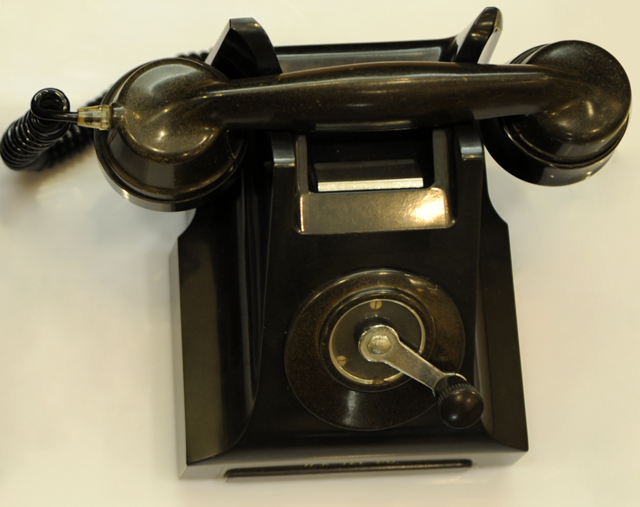 Telephone extension set used in Stanley Prison in the early days.