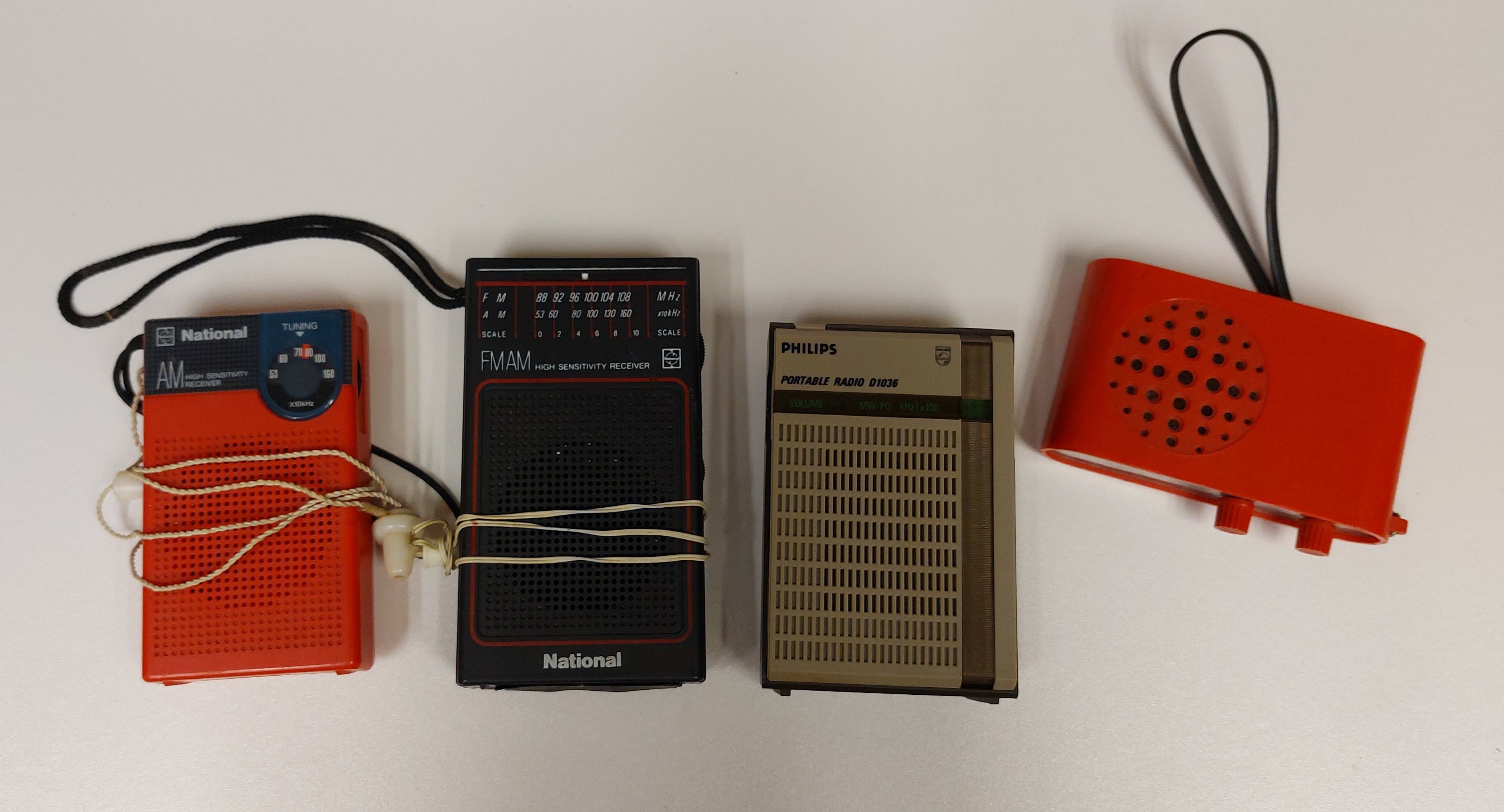 Radios used by prisoners in custody.