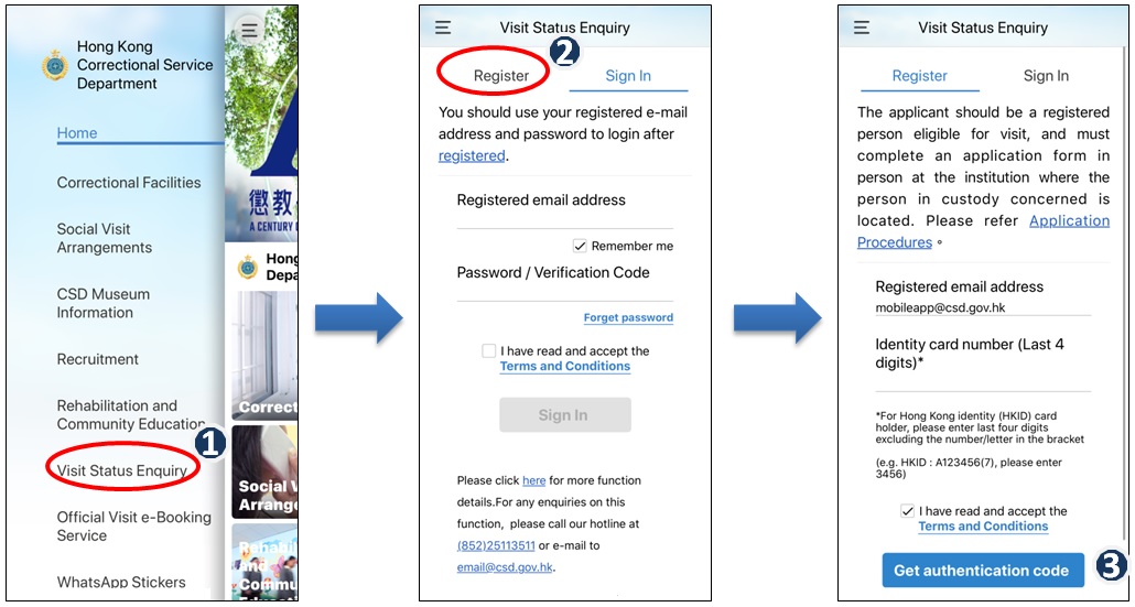First-time Registration First-time Registration
