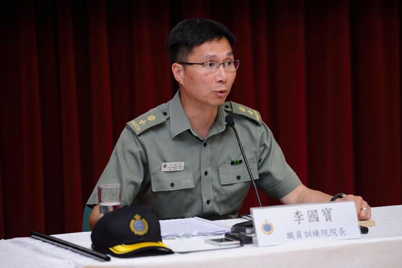 懲教署職員訓練院院長李國寶今日（七月十七日）表示，懲教署明日（七月十八日）展開新一輪的招聘活動，招聘二百四十名二級懲教助理。