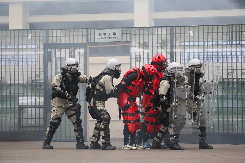 A tactical demonstration is held as part of the programme.