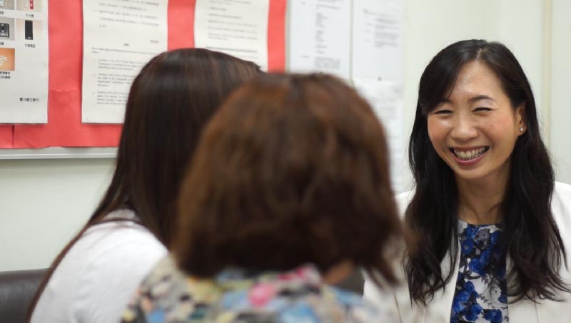 The Correctional Services Department (CSD) today (April 8) released a video about Man Kei, who was sentenced to imprisonment for money laundering. Photo shows Clinical Psychologist of the CSD Ms Vivian Mak telling that family support was very vital to Man Kei.