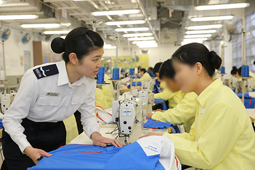 Production of apparel including waterproof and windproof jackets