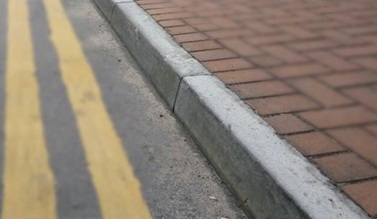 Kerbs used in different road projects