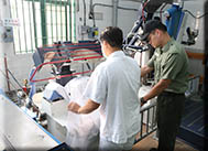 整熨醫院職員制服