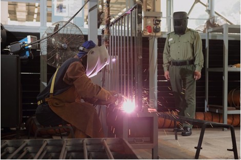 Plasma welding application in making of metal railing